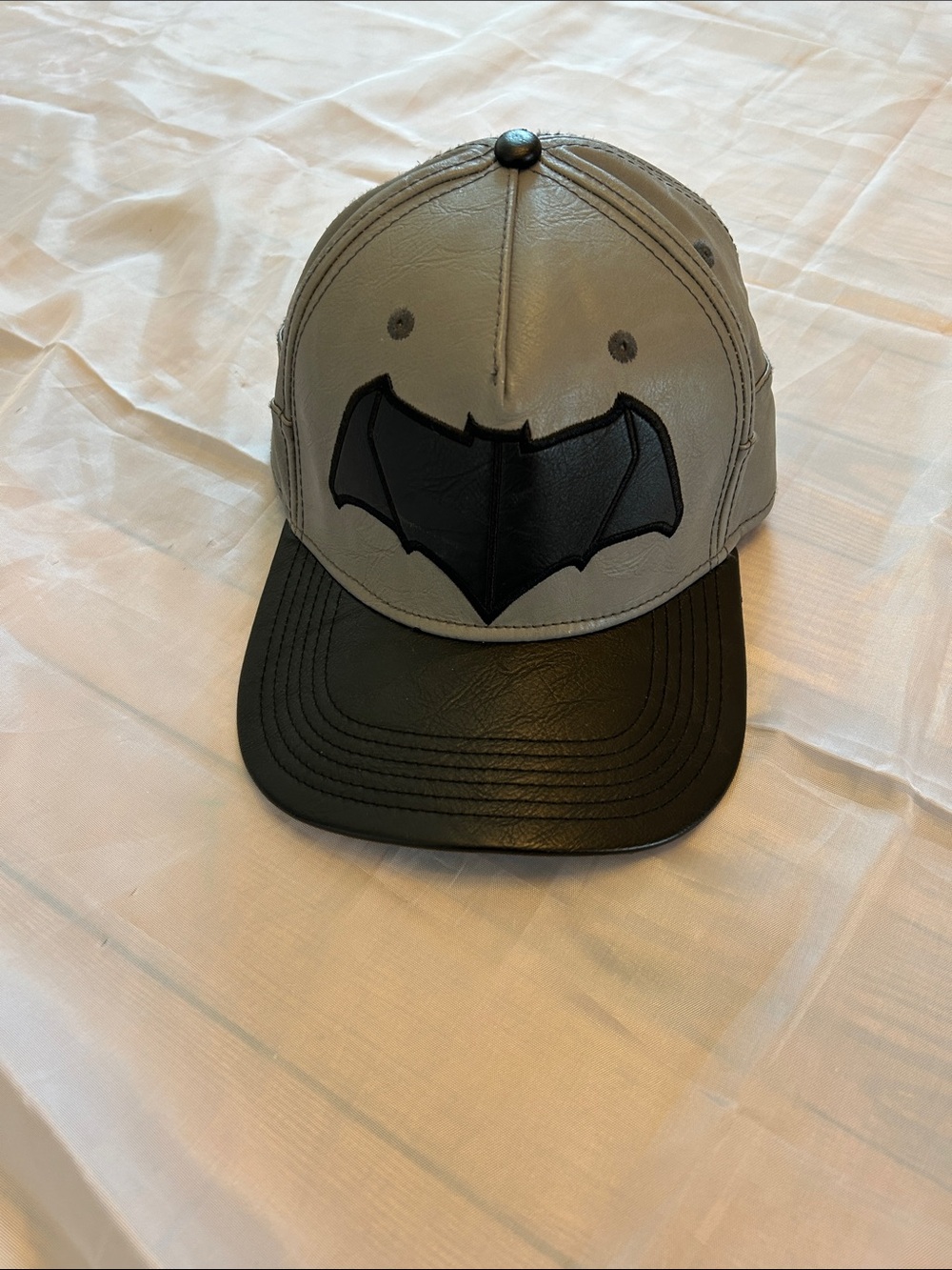 Batman Two-Tone Black and Tan Logo Cap